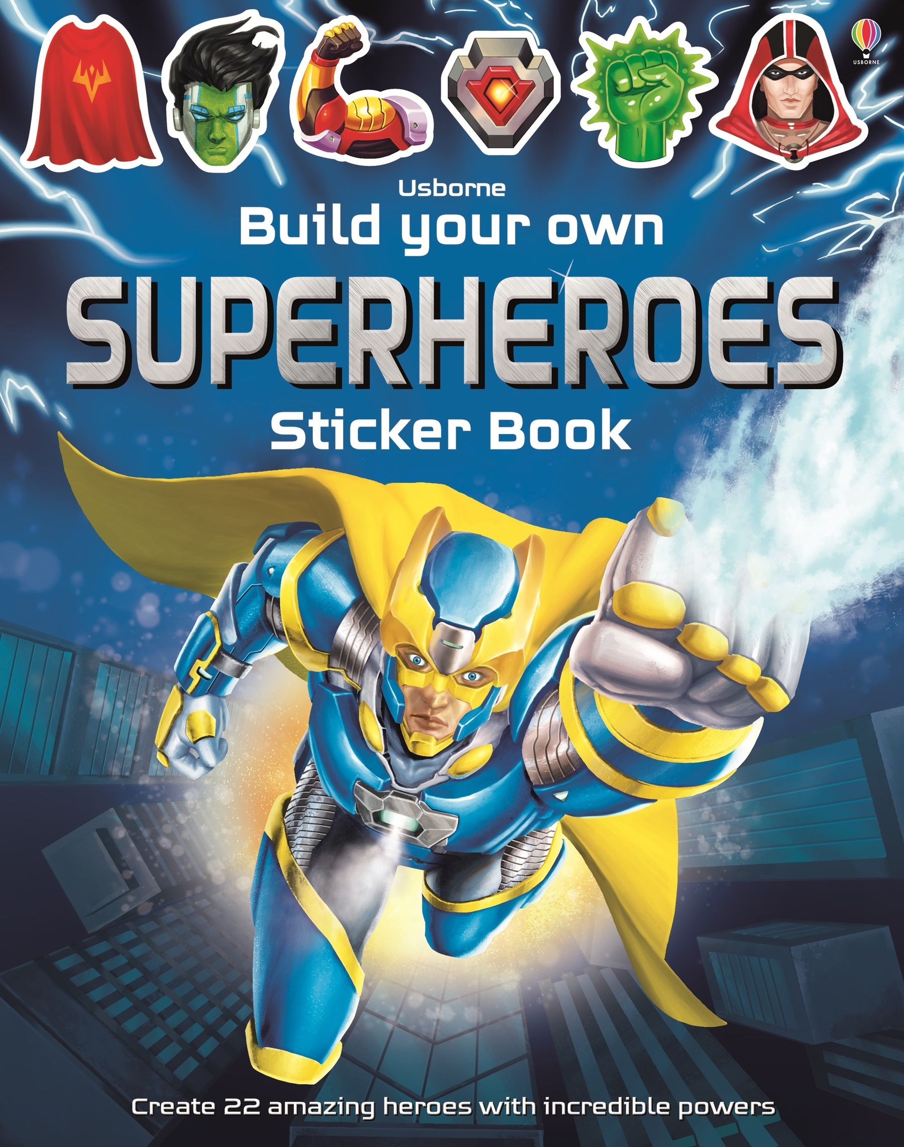 Build Your Own Superheroes Sticker Usborne Books
