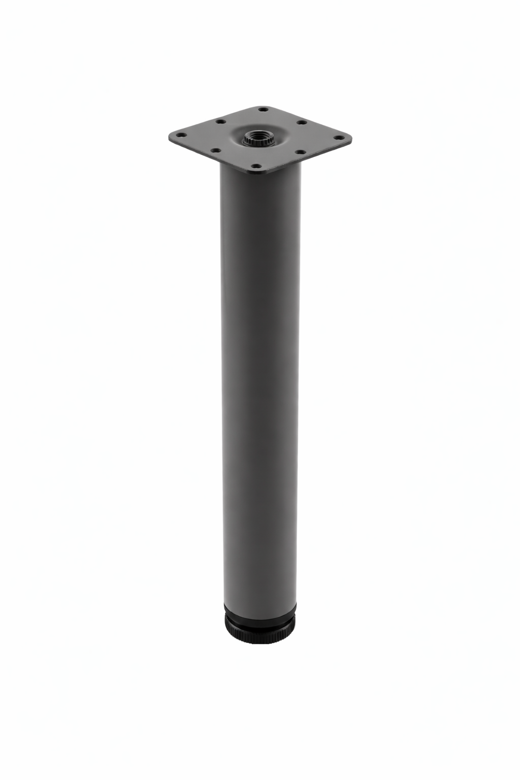 Picior cilindric, otel, gri, ajustabil, 710 mm