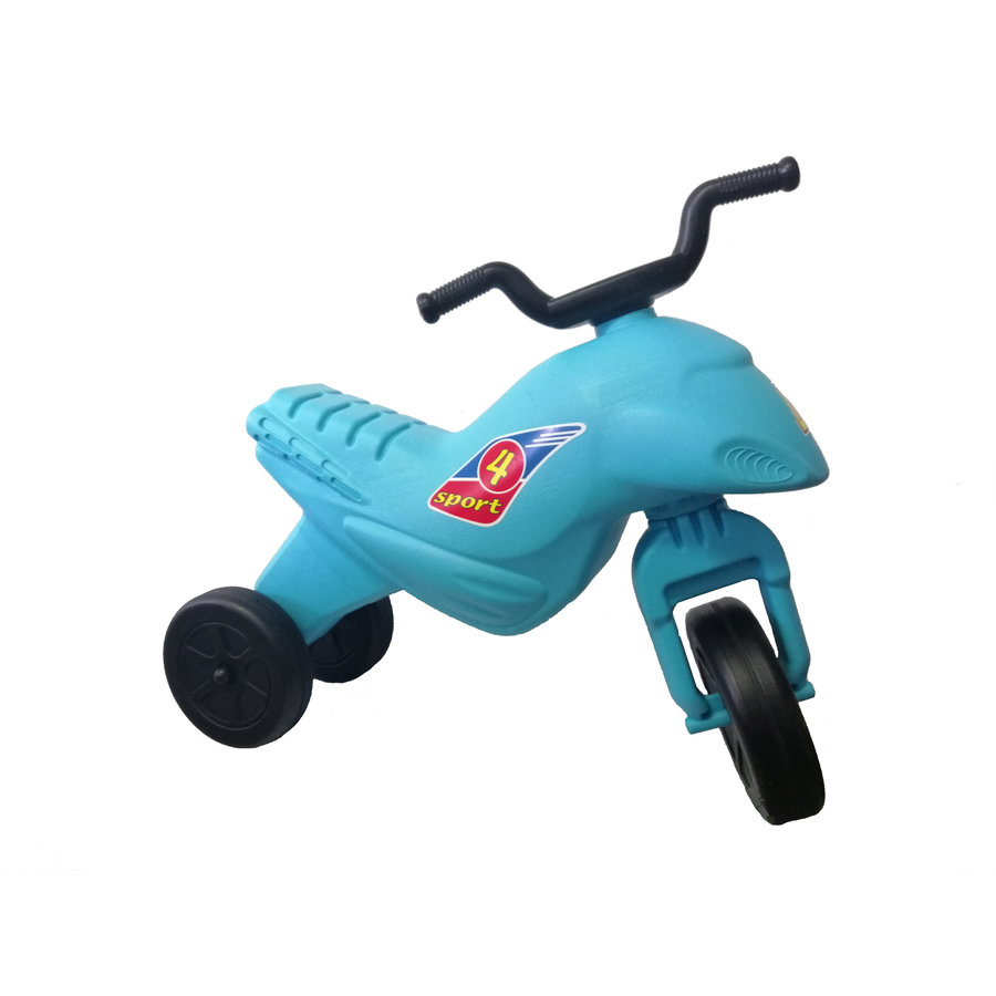 Oferte la Motocicleta Copii cu trei roti fara pedale mic culoarea Albastru Deschis