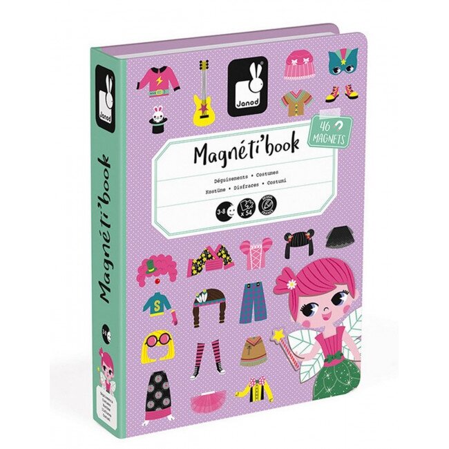 Oferte la Set Magnetibook Costumes Girl Multicolor