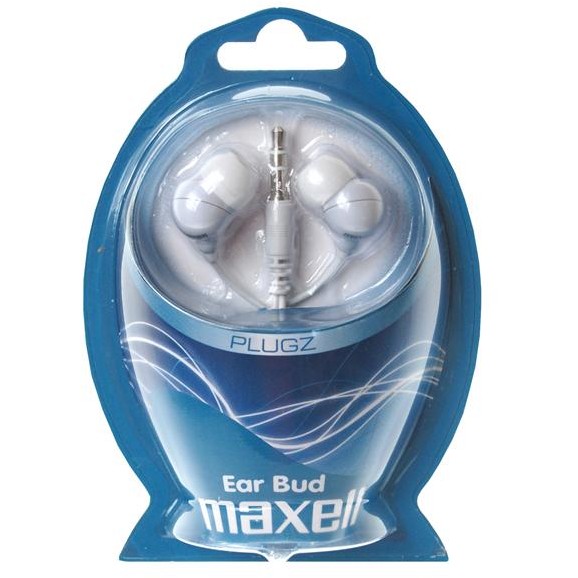 Oferte la Casti Casca in ureche 3.5mm alb Plugz Maxell