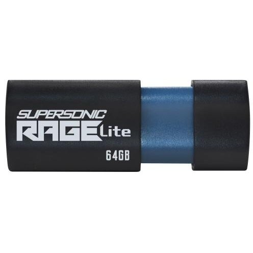 Oferte la Memorie USB 3.2 Supersonic Rage Lite 64GB Protectie Slide Negru