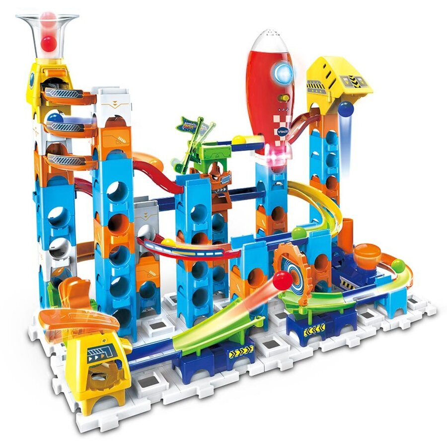 Oferte la Set de Constructie Marble Rush Rocket Pista cu Bile Electronic cu Sunete si Lumini Varsta 4 Ani+ Multicolor