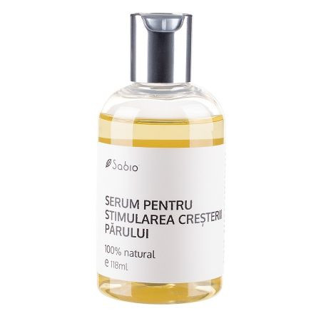 Oferte la Serum pentru stimularea cresterii parului SABIO (Concentratie: Serum, Gramaj: 118 ml)