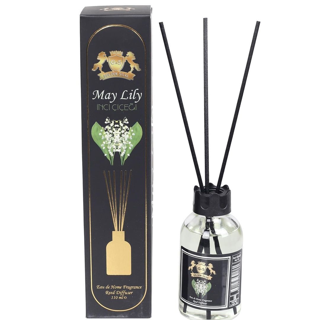 Oferte la Difuzor de Camera cu Betisoare Golden Silva MAY LILY, 110ml