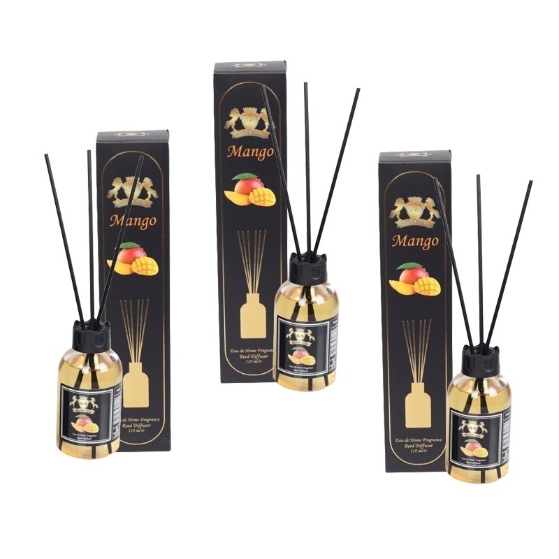 Oferte la Set 3 Difuzoare de Camera cu Betisoare Golden Silva Mango, 3 x 110ml
