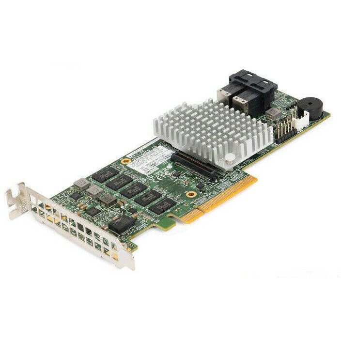 Oferte la Supermicro AOC-S3108L-H8iR-16DD 8 ports (Int), 12Gbs (SAS3), 2GB DDR3 Cache, RAID 0, 1, 5, 6, 10, 50, 60 - Low Profile