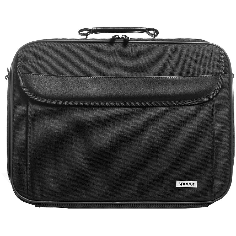 Oferte la Geanta notebook 16' SPACER Fritz, nylon 600D, curea umar ajustabila, black