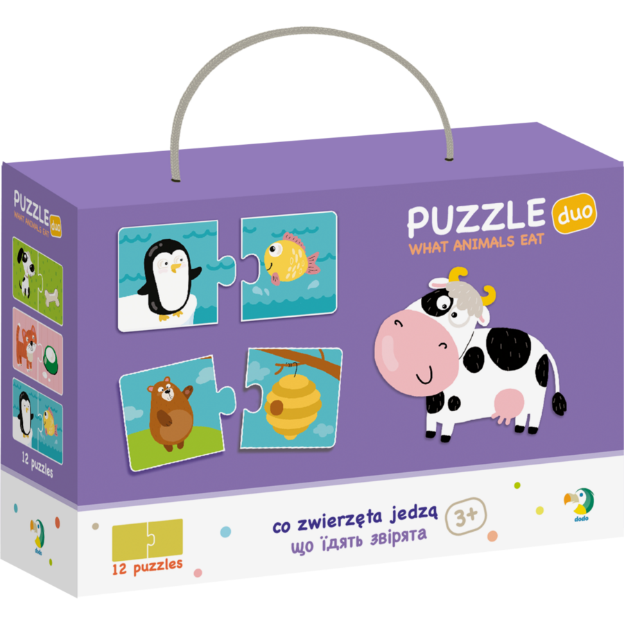 Oferte la Duo Puzzle - Hrana animalelor (2 piese)