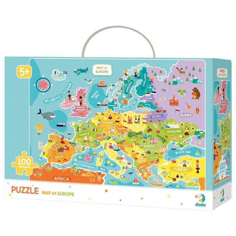 Oferte la Puzzle - Descopera Europa (100 piese)
