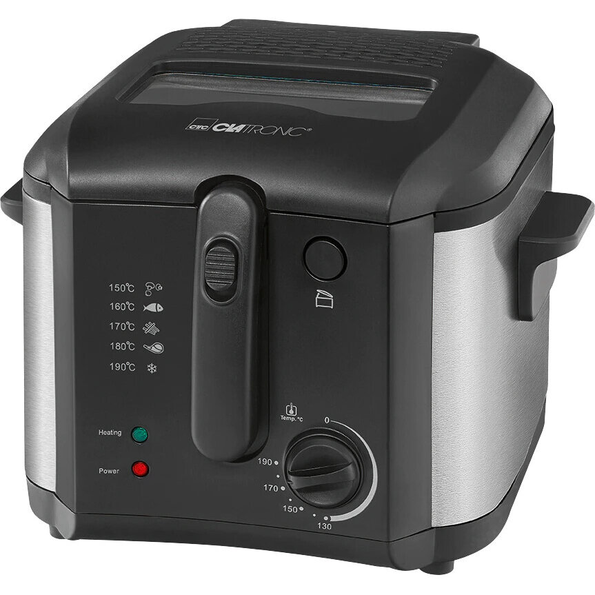 Oferte la Friteuza Clatronic FR 3649, 1600 W, 0.8 kg, Negru/Argintiu