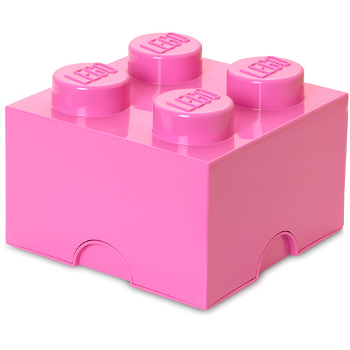 Cutie depozitare LEGO 2x2 roz