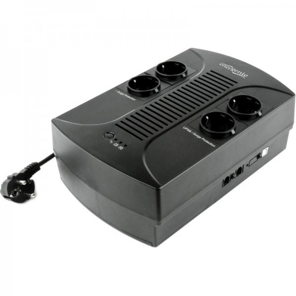 Oferte la EG-UPS-001, 650 VA, 390 W, 4x Schuko, Negru