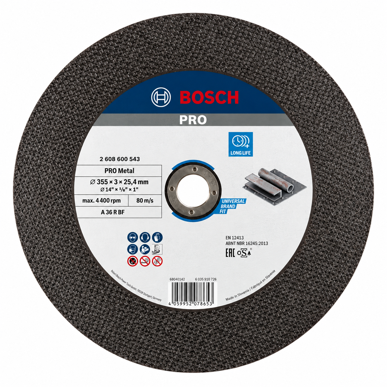 Oferte la X Disc pentru taiere drept metal, Bosch, 350 X 25,40 X 2,8 mm