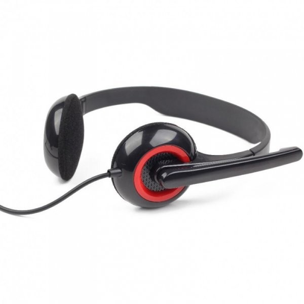 Casti Over-Head Negre/rosu