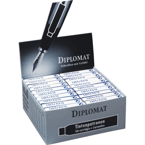 Oferte la Patroane cerneala, 5 buc/cutie, DIPLOMAT - negru