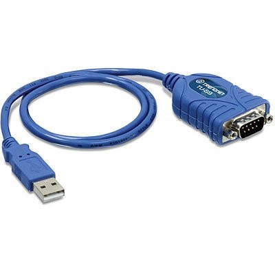 Oferte la Cablu adaptor TRENDnet USB to Serial Converter, 0.66 m, albastru