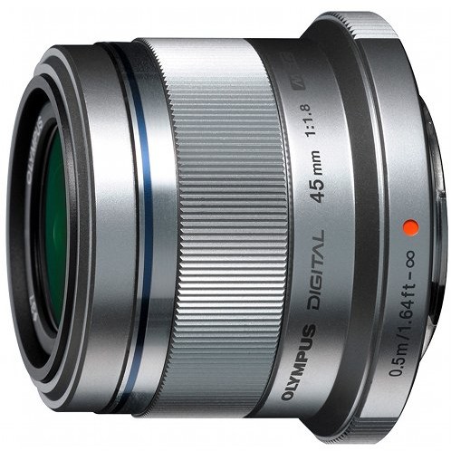 Obiectiv Olympus M.Zuiko Digital 45mm 1:1.8 / ET-M4518 (Argintiu)