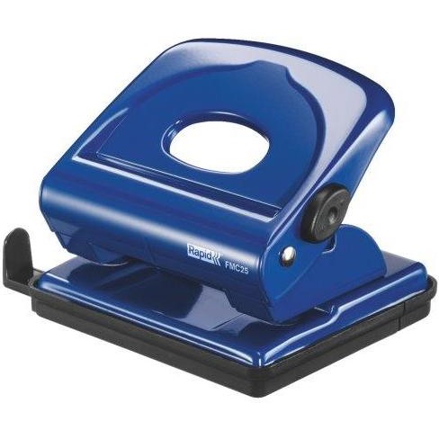 Oferte la Perforator metalic 25 coli, RAPID FMC25 - albastru