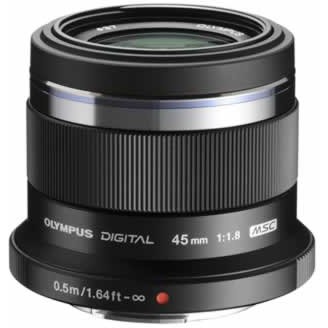 Oferte la Obiectiv foto DSLR Olympus M.Zuiko Digital 45mm 1:1.8 / ET-M4518 black