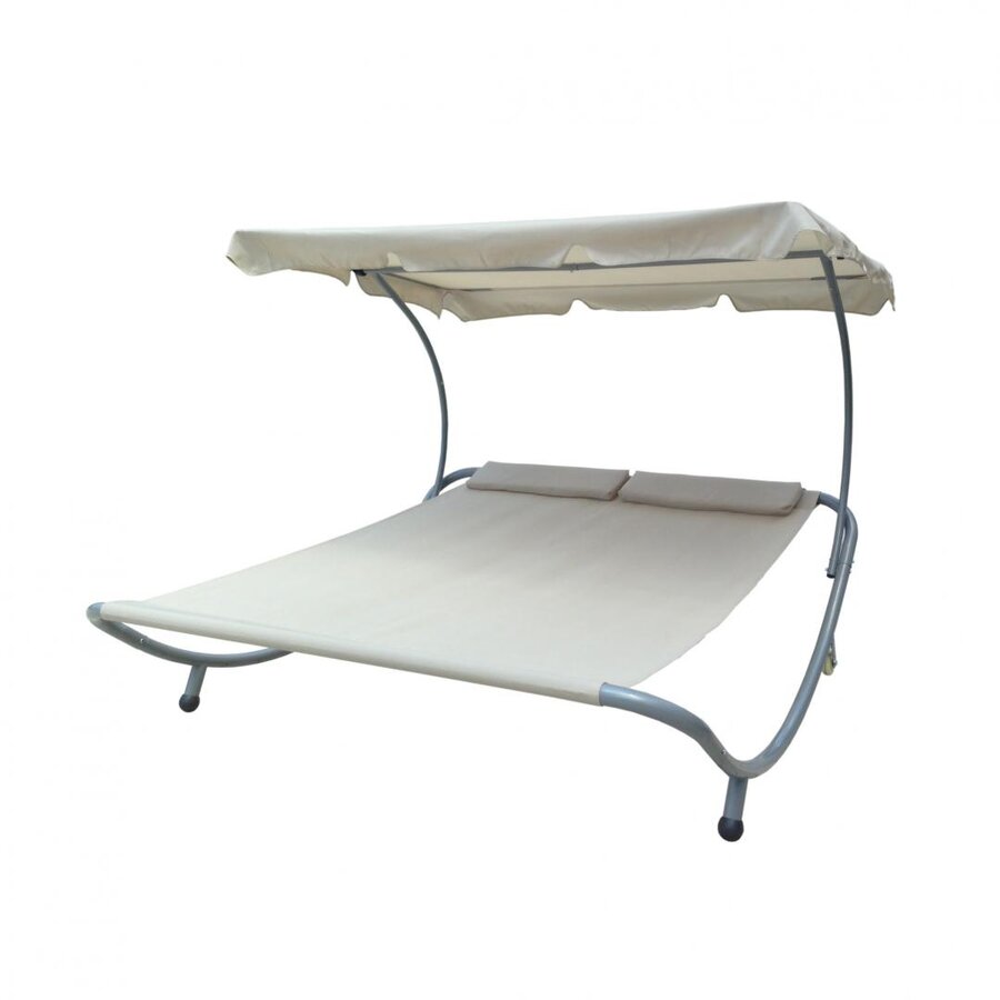 Oferte la Sezlong pat dublu cu umbrela Heinner STBL004