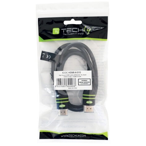 Oferte la TECHLY 304499 Techly Cablu pentru Monitor HDMI-HDMI M/M 1.4 Ethernet, ecranat, 5m, negru