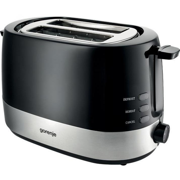 Oferte la Prajitor de paine GORENJE T850BK, 850W,  control electronic cu 7 nivele de incalzire, tava firimituri, pereti reci, functie de incalzire, functie de dezghetare, termostat, negru