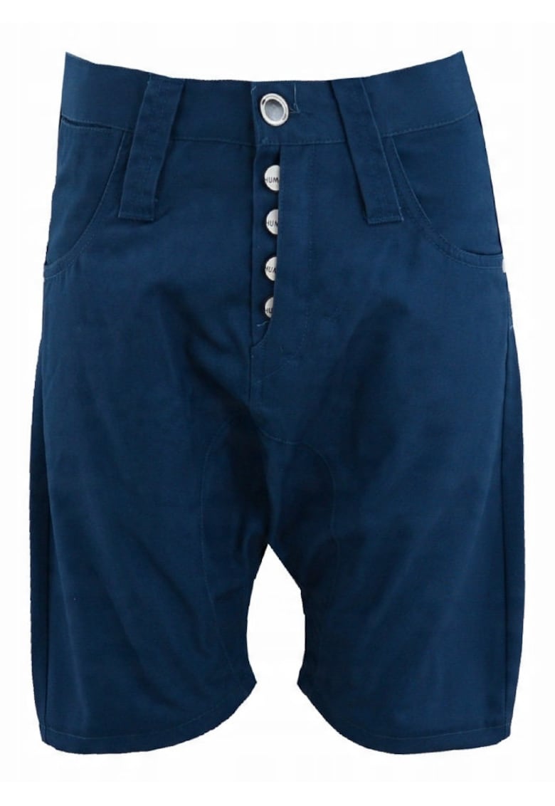Oferte la Pantaloni Scurti Barbati -  Lago - Marime M - Albastru - Croi Slim Fit - Stil Conic / Ajustat - Inaltime Talie Medie / Regulata - Inchidere Nasturi
