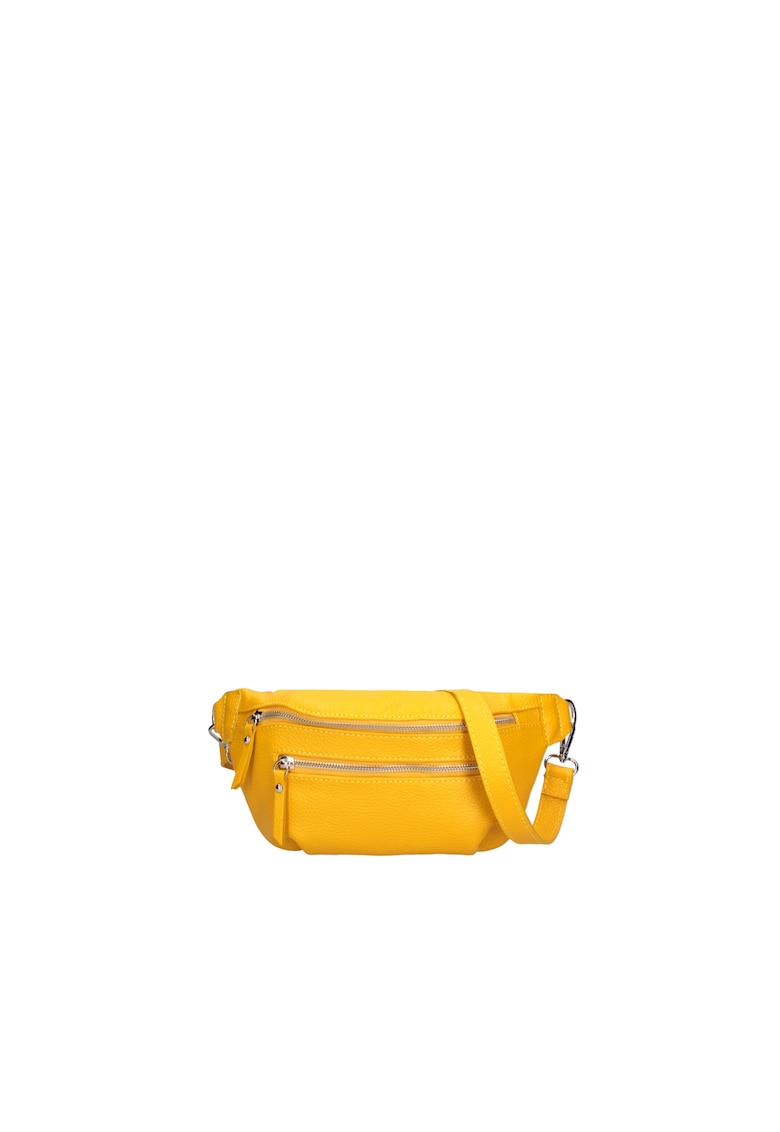 Oferte la Borseta de piele cu etui detasabil - Galben