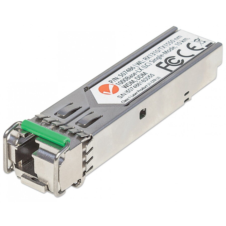 Oferte la Modul transceiver optic SFP bidirecțional Intellinet Gigabit Fiber WDM, port single-mode 1000Base-Lx (LC), 10 km (6,2 mi.), WDM (Rx1310/Tx1550)
