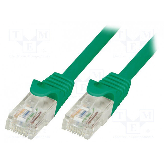 Oferte la Cablu UTP LogiLink Cat.5e 0.25m Verde cp1015u