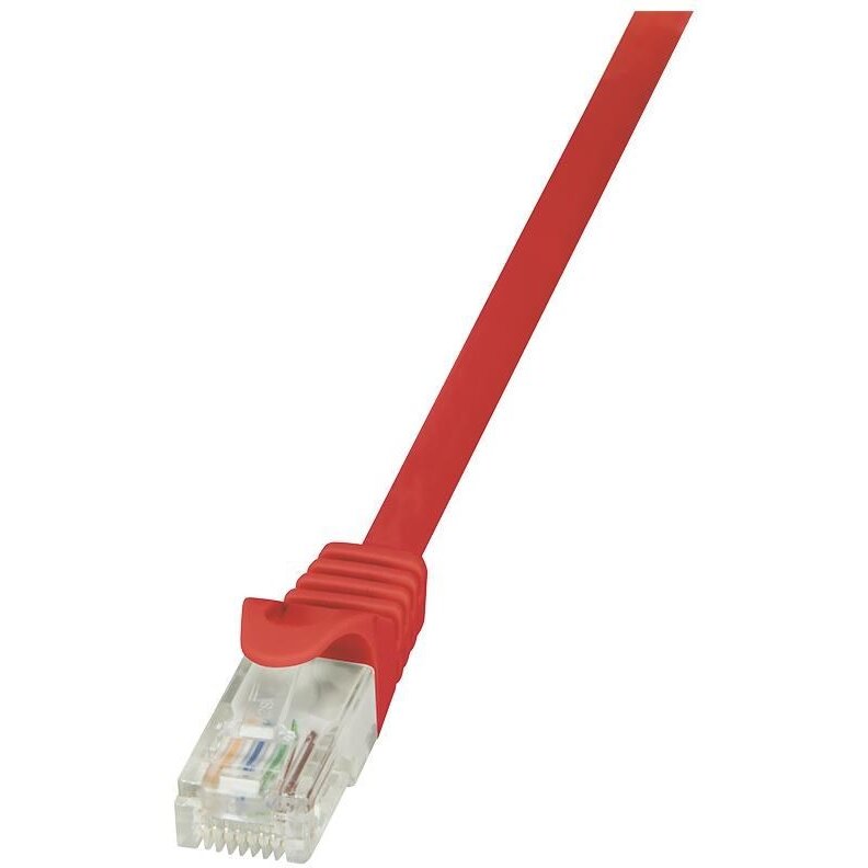 Oferte la Cablu Patch cord Logilink, cat5e U/UTP 0,25m, rosu,