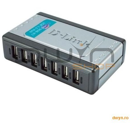 Oferte la D-Link, Hub USB 2.0, 7 porturi, Hi-speed