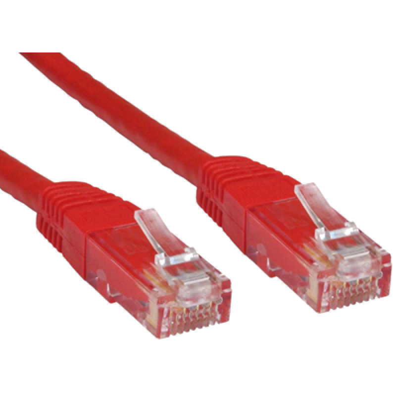Oferte la PATCH CORD  UTP SPACER Cat5e,  1m,  rosu, SP-PT-CAT5-1M-R