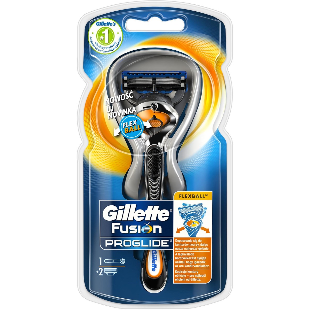 Oferte la Aparat de barbierit Aparat de ras Gillette Fusion Proglide manual Flexball 2 rezerve