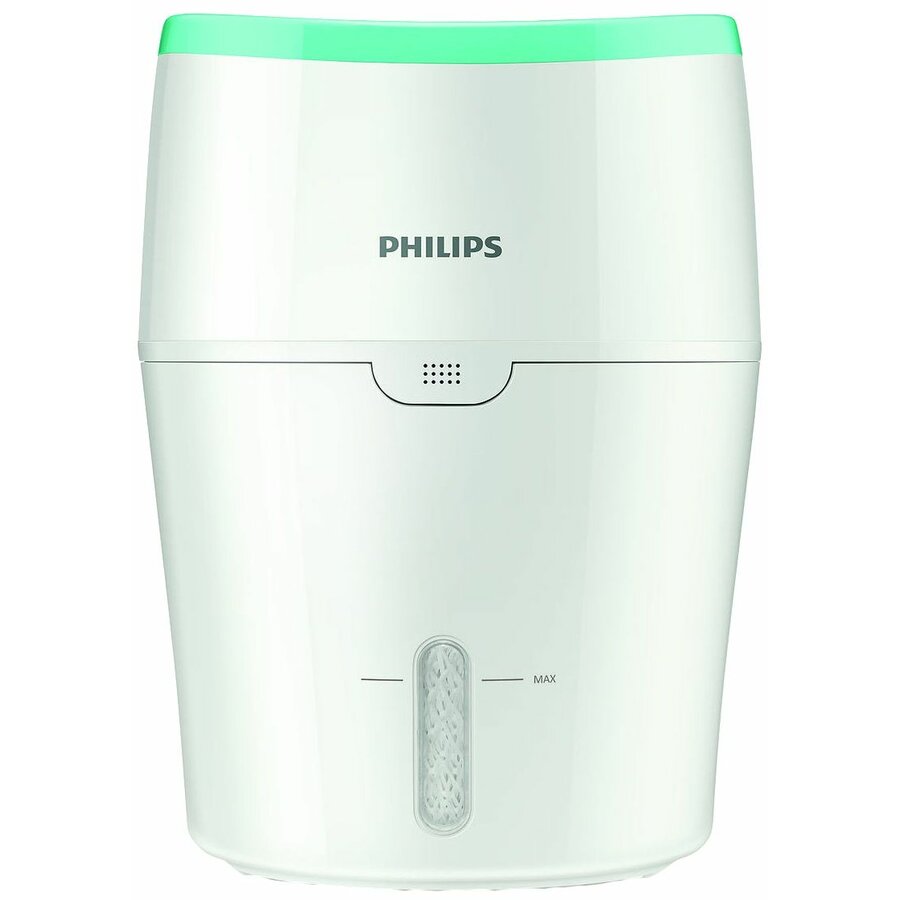 Oferte la Umidificator de aer Philips HU4801/01, Tehnologie NanoCloud, Rezervor 2 l, 200 ml/h, Alb-Verde