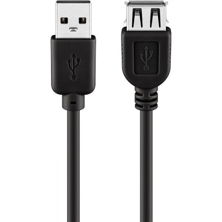 Oferte la Cablu adaptor, Techly, USB 2.0, 30 cm, Negru