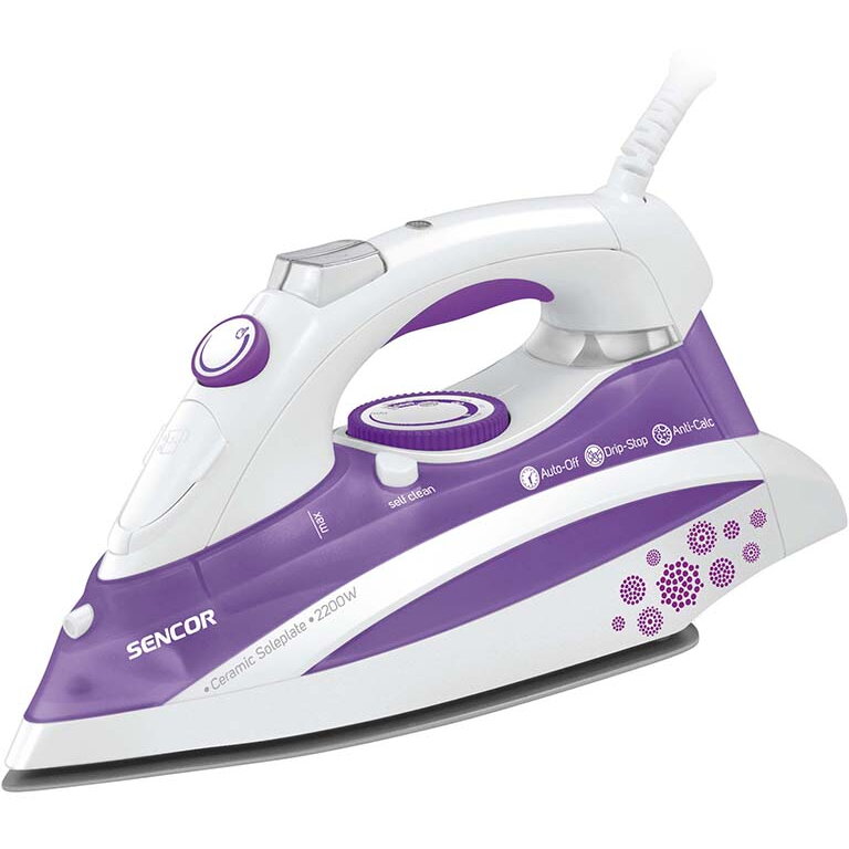 Oferte la Fier de calcat S-SSI8441VT 380ml 2200W White Purple