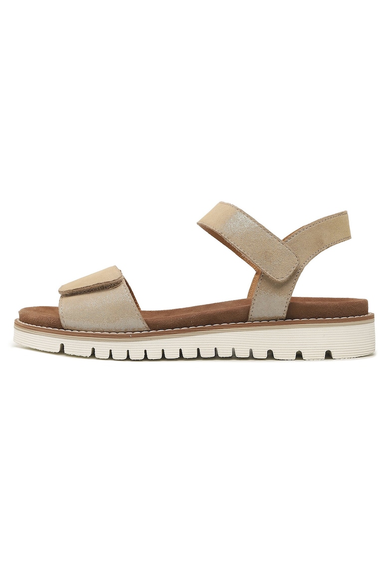 Oferte la Sandale dama - 12-28114-08 -  Piele naturala - Bej