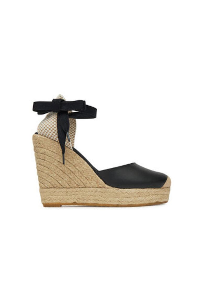 Oferte la Espadrile dama  G105918 - Piele naturala - Negru
