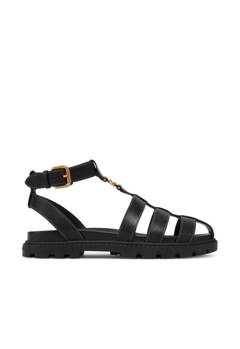 Oferte la Sandale dama - CAR69 -  Piele naturala - Negru