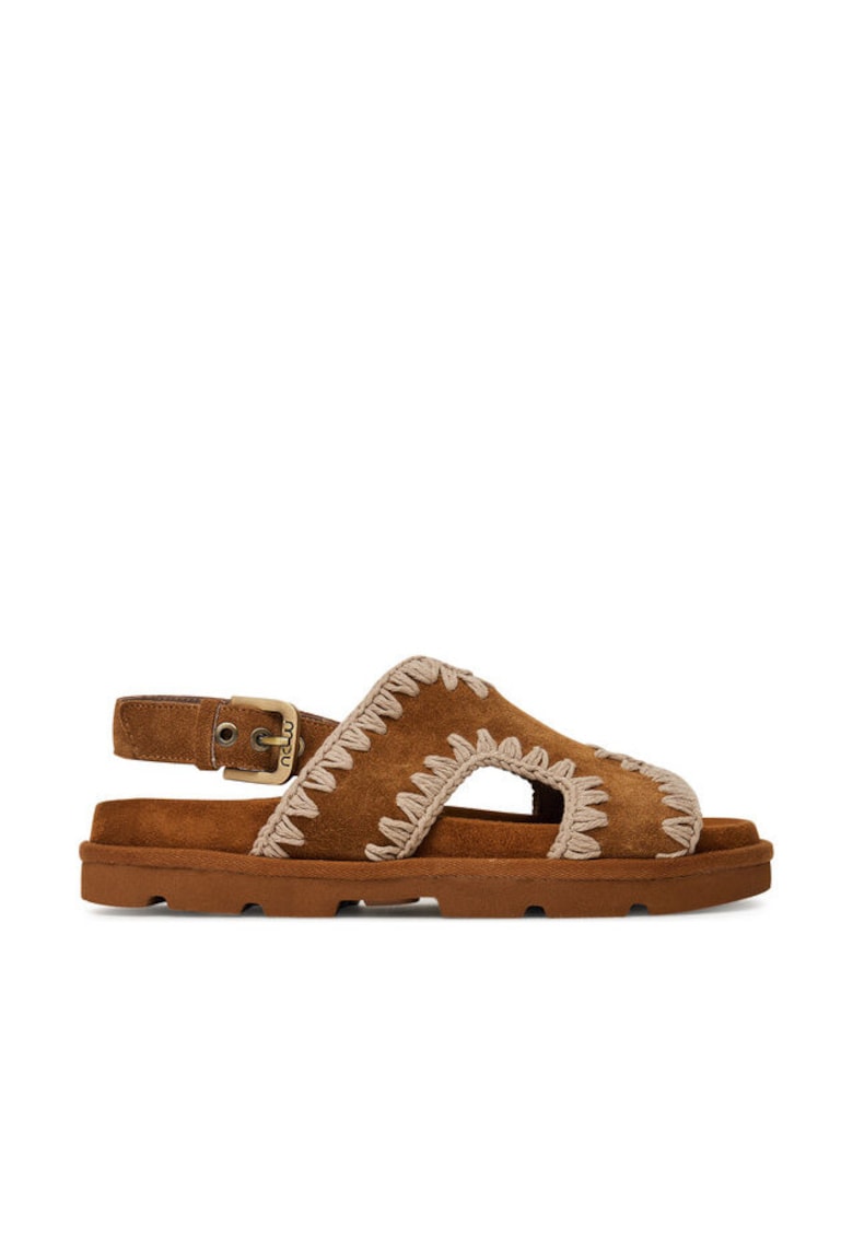 Oferte la Sandale dama - MU.SW631006A -  Piele naturala - Maro