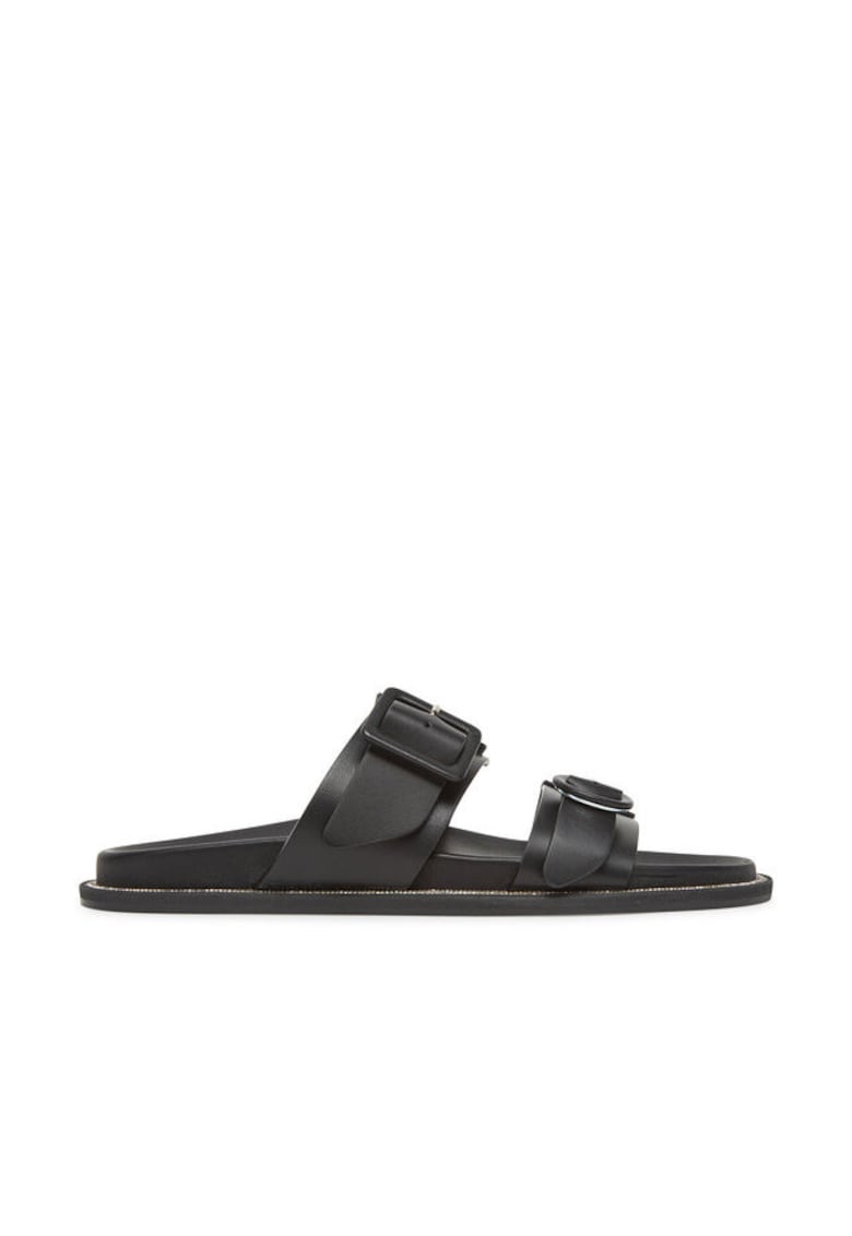 Oferte la Slapi dama - SA28172C0MTCS000 -  Piele naturala - Negru