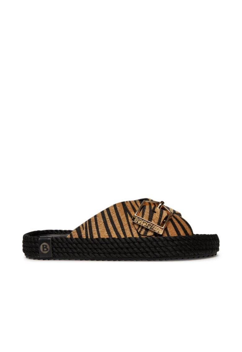 Oferte la Slapi dama - CAS.20-ZEB -  Piele naturala - Maro