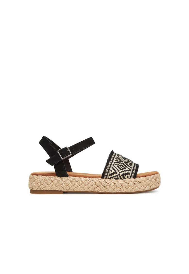 Oferte la Espadrile dama  10021992 - Textil - Negru