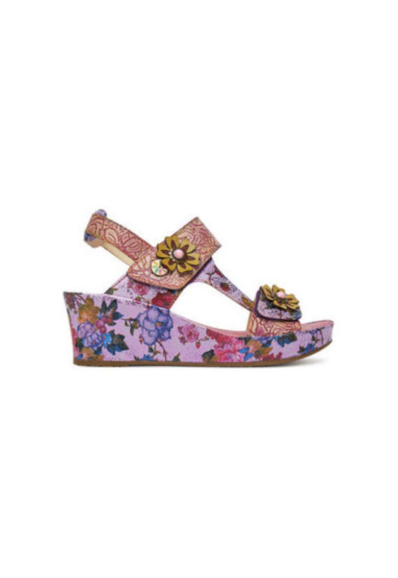 Oferte la Sandale dama - FACDIAO 37 -  Piele naturala - Multicolor