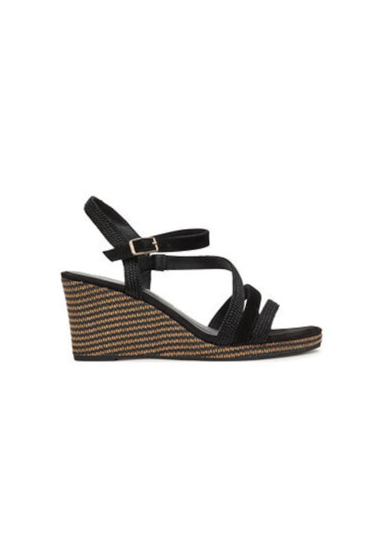 Oferte la Espadrile dama  1-28323-44 - Piele naturala - Negru