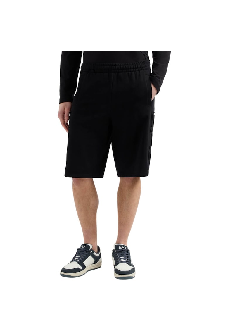 Oferte la Short  EA7 Train Logo Bermuda 42488 - Negru
