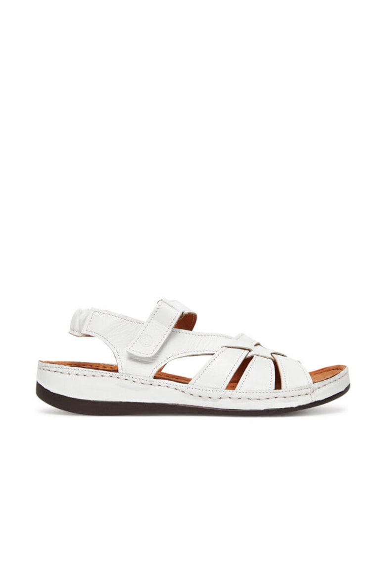 Oferte la Sandale dama - 710215-03 -  Piele naturala - Alb