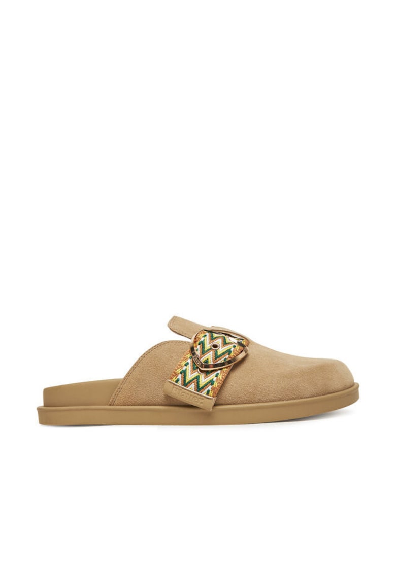 Oferte la Slapi dama - S5GLADE04/SUE -  Piele naturala - Bej - Bej